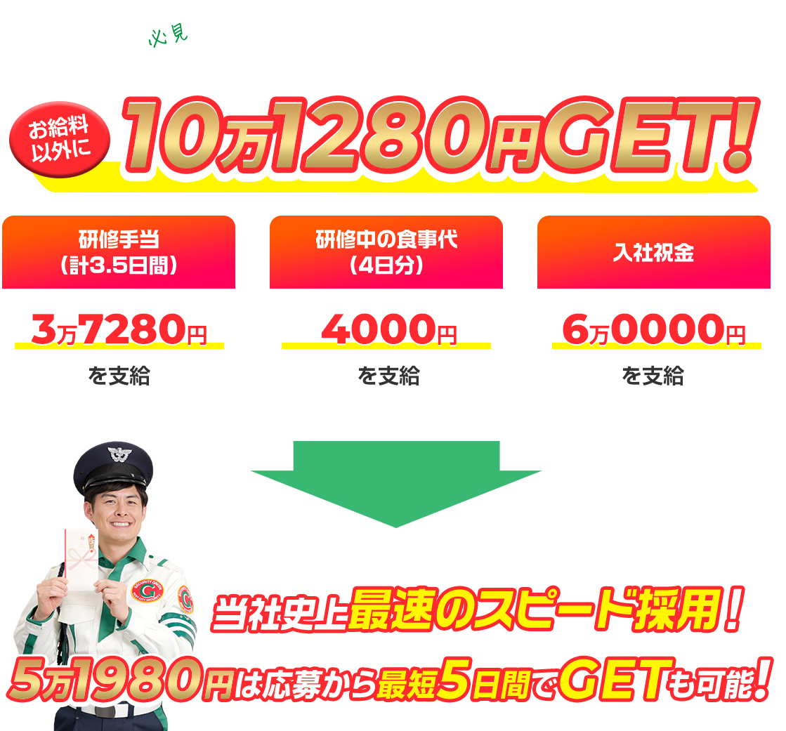お給料以外に10万1280円GET!
